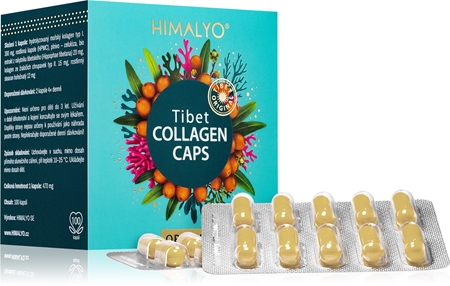 HIMALYO Tibet Collagen Caps kapsle pro krásné vlasy, pleť a nehty