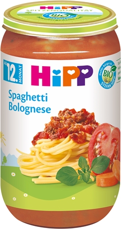 Hipp BIO boloňské špagety dětský příkrm