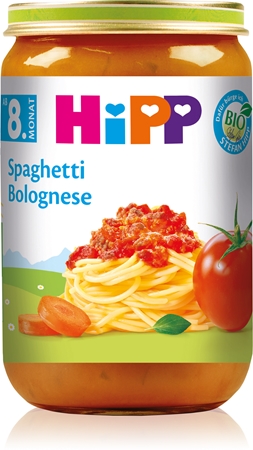 Hipp BIO boloňské špagety dětský příkrm