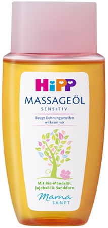 Hipp Mamasanft Sensitive масажно олио за стрии