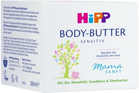 Hipp Mamasanft Sensitive tělové máslo