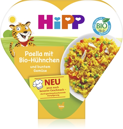 Hipp BIO Paella se zeleninou a kuřecím masem dětský příkrm