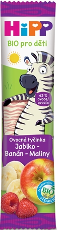 Hipp BIO jablko-banán-maliny keks