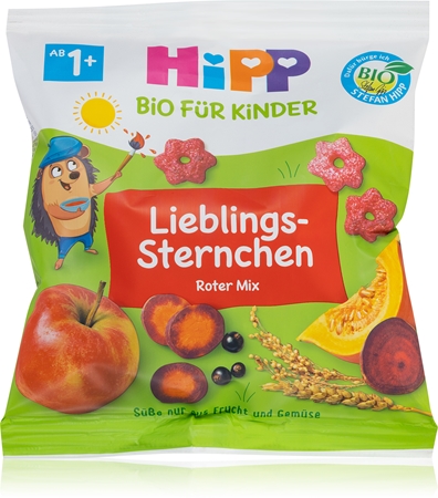 Hipp BIO jablko, mrkev, dýně a řepa obilné křupky