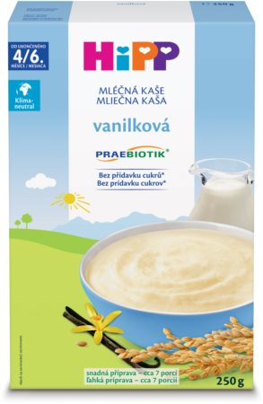 Hipp Praebiotik® mléčná kaše vanilková mléčná kaše pro kojence