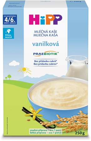 Hipp Praebiotik® mléčná kaše vanilková mléčná kaše pro kojence