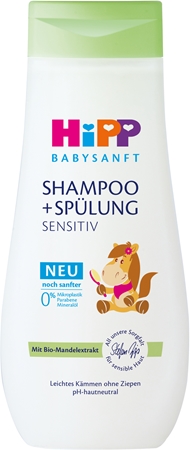 Hipp Babysanft Sensitive šampon a kondicionér pro děti od narození
