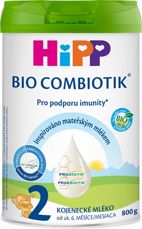 Hipp BIO Combiotik® 2 pokračovací kojenecká výživa