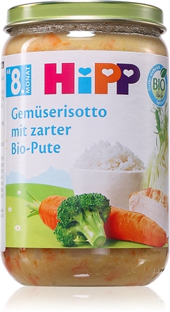 Hipp BIO zeleninové rizoto s morčacím mäsom detský príkrm