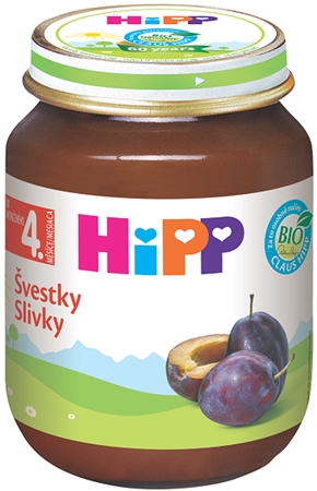 Hipp BIO švestky ovocný příkrm
