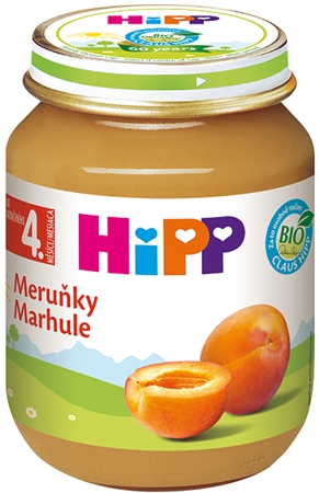 Hipp BIO marhule ovocný príkrm