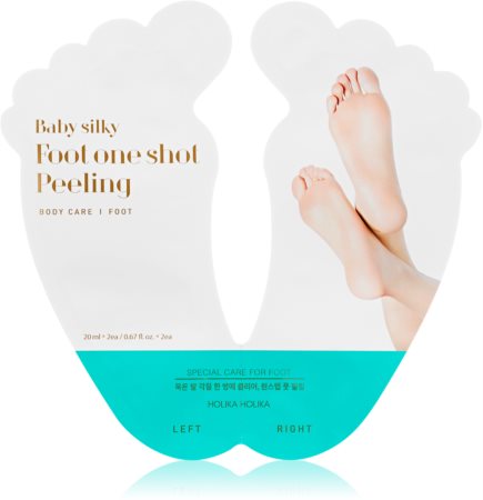 Holika Holika Baby Silky Foot exfoliating foot mask for cracked skin + socks