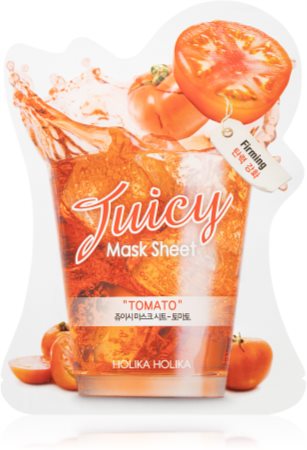 Holika Holika Juicy Mask Sheet Tomato máscara em folha refirmante para contornos faciais