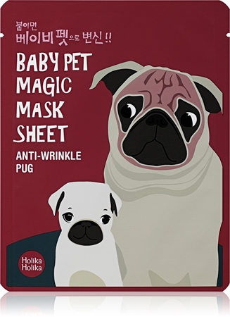 Holika Holika Magic Baby Pet máscara em folha com efeito antirrugas