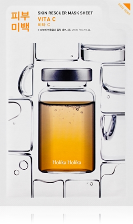 Holika Holika Skin Rescuer Vita C rozjasňující plátýnková maska s vitaminem C