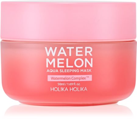 Holika Holika Watermelon Mask intensywna maska na noc ​​do szybkiej regeneracji skóry suchej i odwodnionej