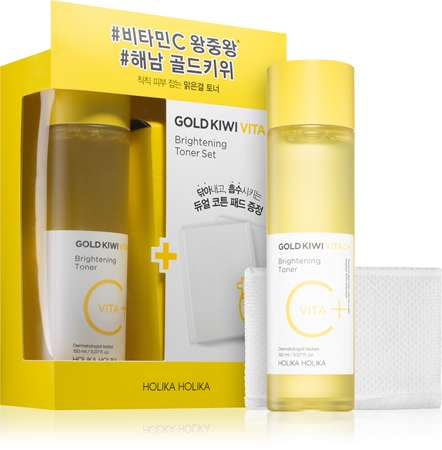 Holika Holika Gold Kiwi Vita C+ gift set (for the face)