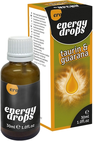 HOT ERO Energy Drops Taurin Guarana afrodiziakum pro muže a ženy