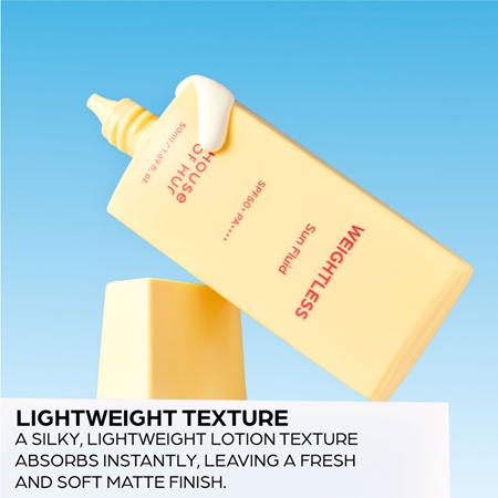 House of Hur Weightless Sun Fluid Lightweight Protective Fluid SPF 50+
