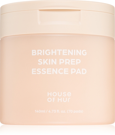 House of Hur Brightening Skin Prep Essence Pad toner pads to even out skin tone