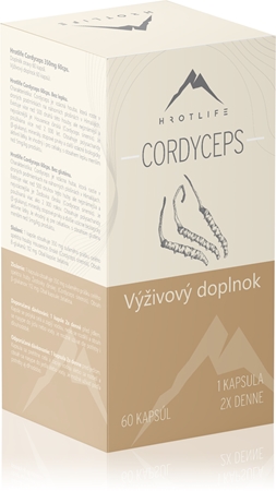 Hrotlife Cordyceps BIO Kapseln von einem edlen Pilz