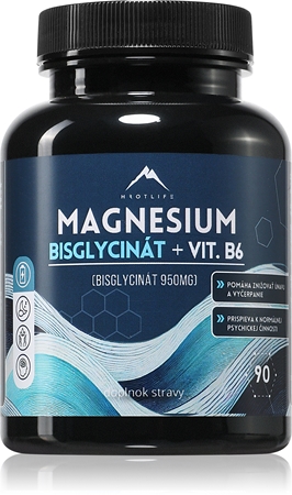 Hrotlife Magnézium bisglycinát + Vitamín B6 hořčík