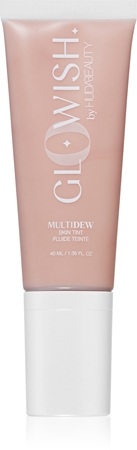 Huda Beauty MultiDew Skin Tint Izgaismojošs un tonējošs mitrinātājs ar mitrinošu efektu