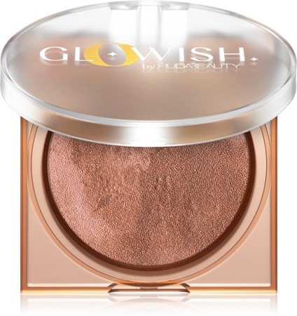 Huda Beauty Glo Wish Soft Radiance Mini poudre compacte bronzante