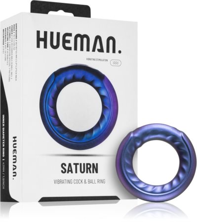 HUEMAN Saturn Vibrating Cock/Ball Ring varpos žiedas vibracinis