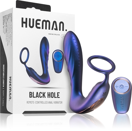 sexspielzeug für zwei HUEMAN Black Hole 2 in 1 Butt-Plug mit Fernsteuerung ✔️ notino.de