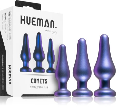 HUEMAN Comets Butt Plug Set análdugószett