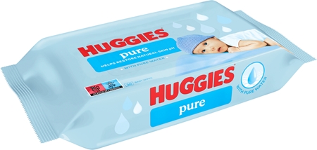 Huggies Pure lingettes nettoyantes pour bébé