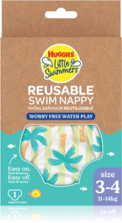 Huggies Little Swimmers Reusable 3/4 pielucho-kąpielówki nadające się do prania