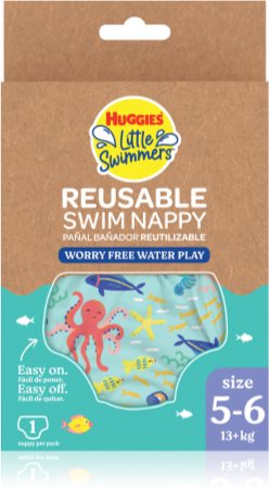 Huggies Little Swimmers Reusable 5/6 pielucho-kąpielówki nadające się do prania