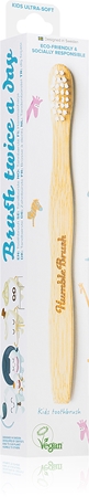 The Humble Co. Brush Kids Periuta de dinti de bambus ultra moale