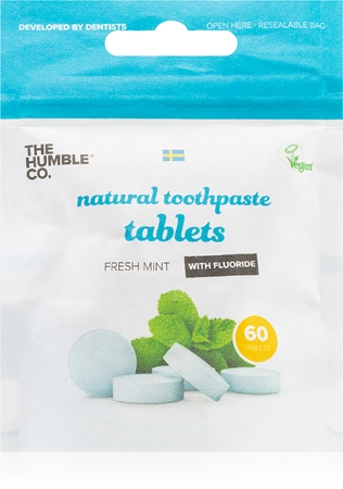 The Humble Co. Natural Toothpaste Tablets pastilas