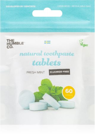 The Humble Co. Natural Toothpaste Tablets Fluorfreie Zahnpasta in Tablettenform