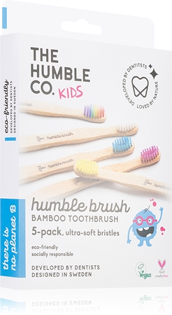 The Humble Co. Brush Kids spazzolino da denti in bambù ultra soft