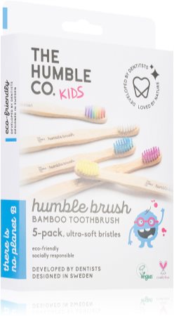 The Humble Co. Brush Kids spazzolino da denti in bambù ultra soft