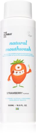 The Humble Co. Mouthwash Kids collutorio con aroma di fragola