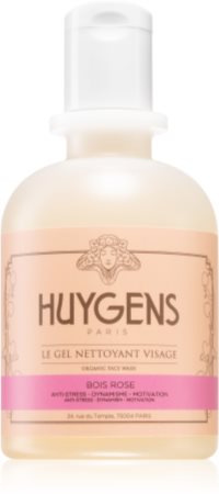 huygens - Gel nettoyant visage bio doux et naturel Bois Rose 250ml