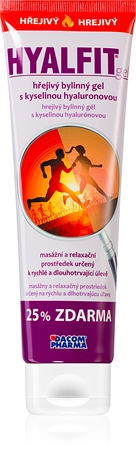HYALFIT Hyalfit gel hřejivý hřejivý masážní gel na unavené svaly