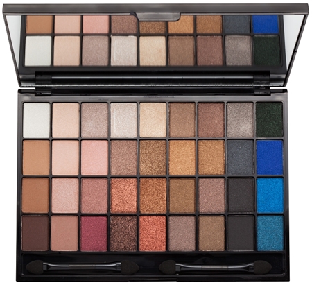 I Heart Revolution Slogan Palette paleta očních stínů se zrcátkem a aplikátorem