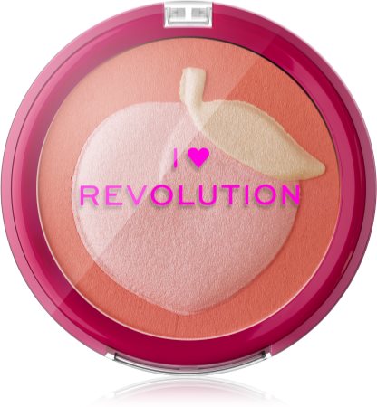 I Heart Revolution Fruity Peach blush compatto