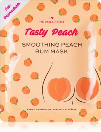I Heart Revolution Tasty Peach intenzivní hydrogelová maska na hýždě a boky