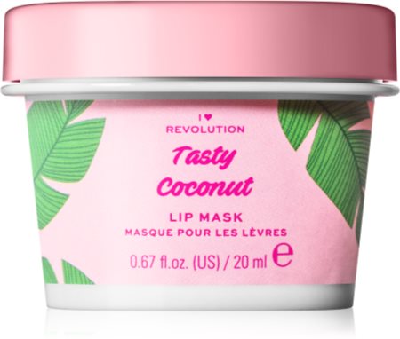 I Heart Revolution Tasty Coconut hydratační maska na rty s kokosovým olejem