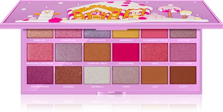 I Heart Revolution Tasty Marshmallow Wonderland paleta očních stínů 18 barev