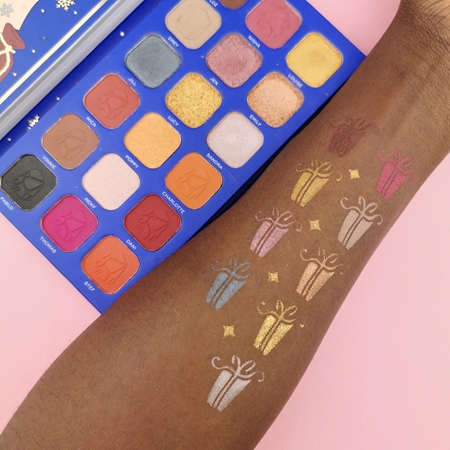 I Heart Revolution Naughty Or Nice Eyeshadow Palette with 18 Shades