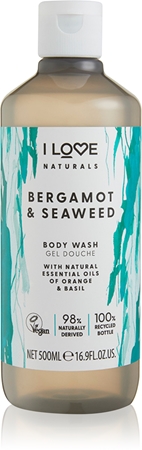 I Love Naturals Bergamot & Seaweed parfymerad duschgel
