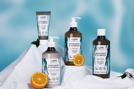 I Love Naturals Bergamot & Seaweed parfymerad duschgel